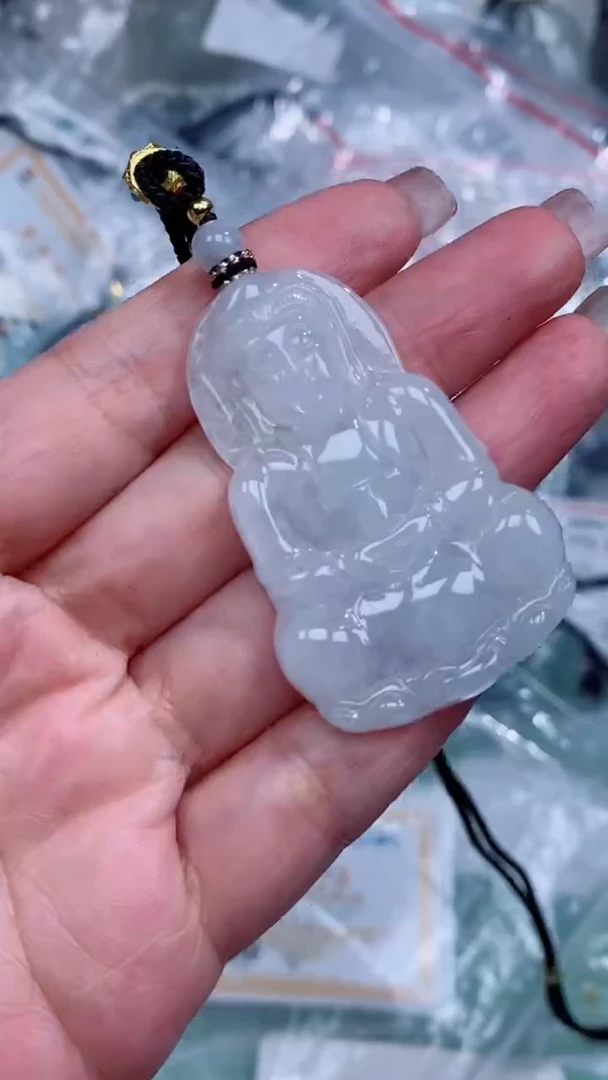 翡翠未镶嵌颈饰吊坠