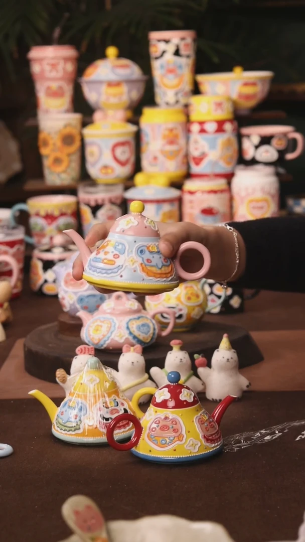 杯子景德镇原创手作陶瓷