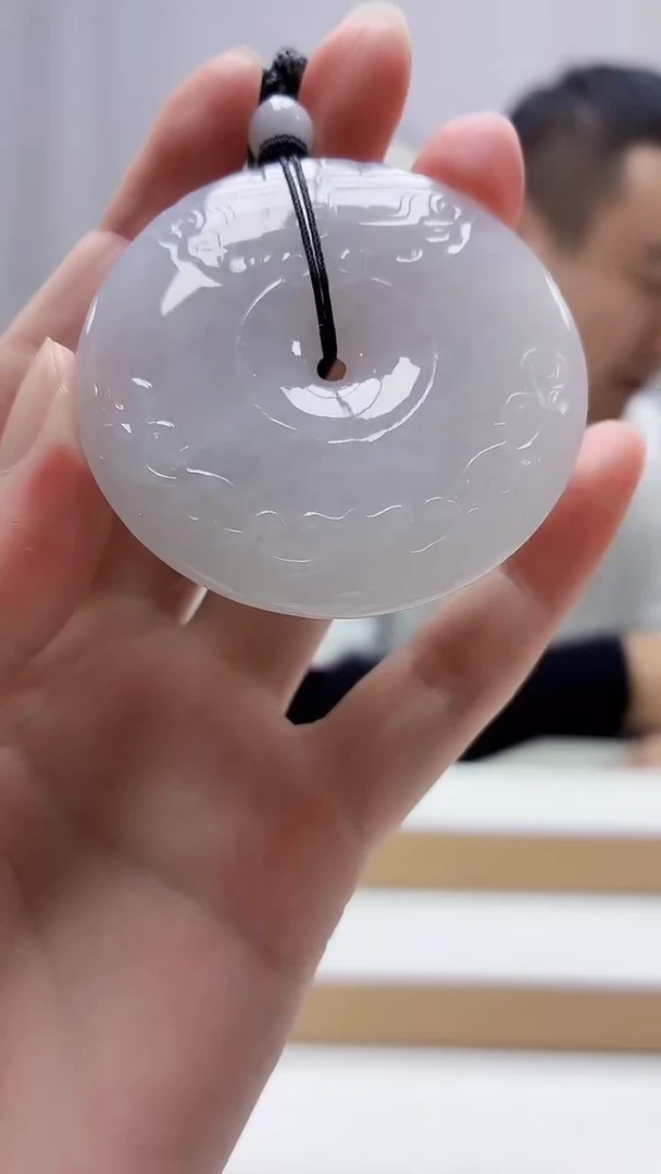 未镶嵌定制翡翠4898zm-毛货挂件17扣子