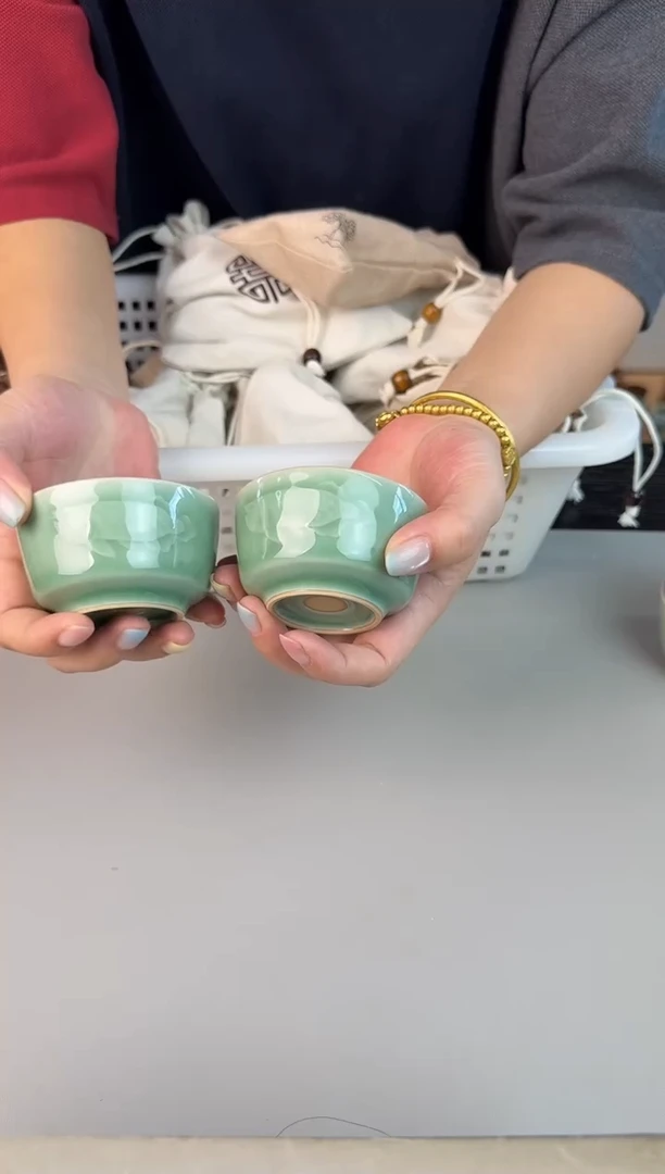 龙泉窑青瓷手工茶器包邮不带礼盒