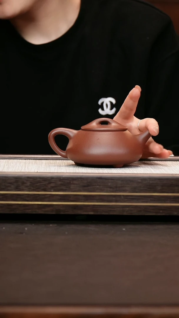 茶壶紫砂老紫泥   景舟石瓢  范