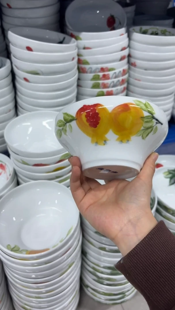 景德镇陶瓷食品级手绘釉中彩-葫芦碗