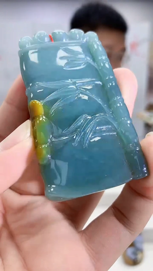 定制翡翠未镶嵌5158bb-毛货挂件10