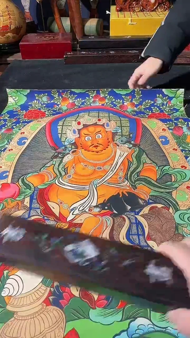 卷轴画藏式珍藏彩绘艺术馆56