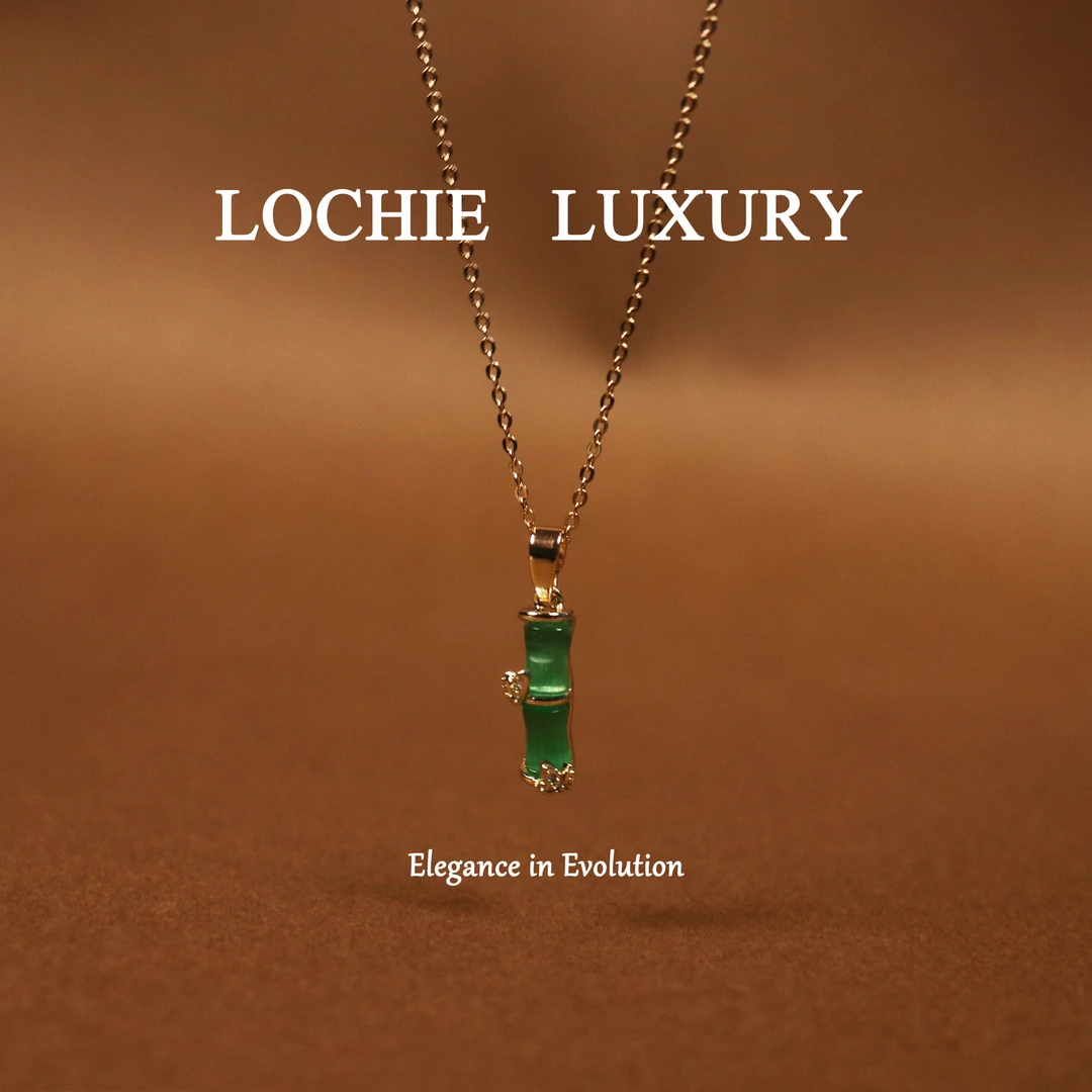 铜项链 【竹影流光】L252新中式风时尚小众气质竹子吊坠项链