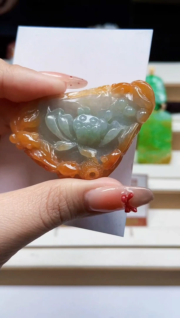 颈饰未镶嵌翡翠翡翠A货