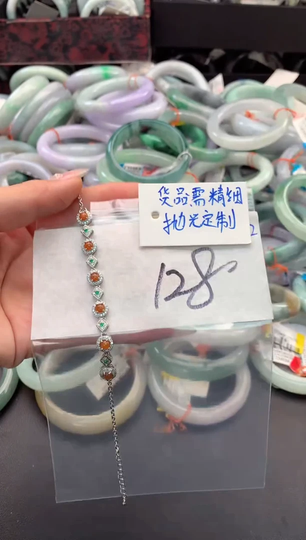 【闪购商品】定制翡翠未镶嵌毛货需精细抛光+多人