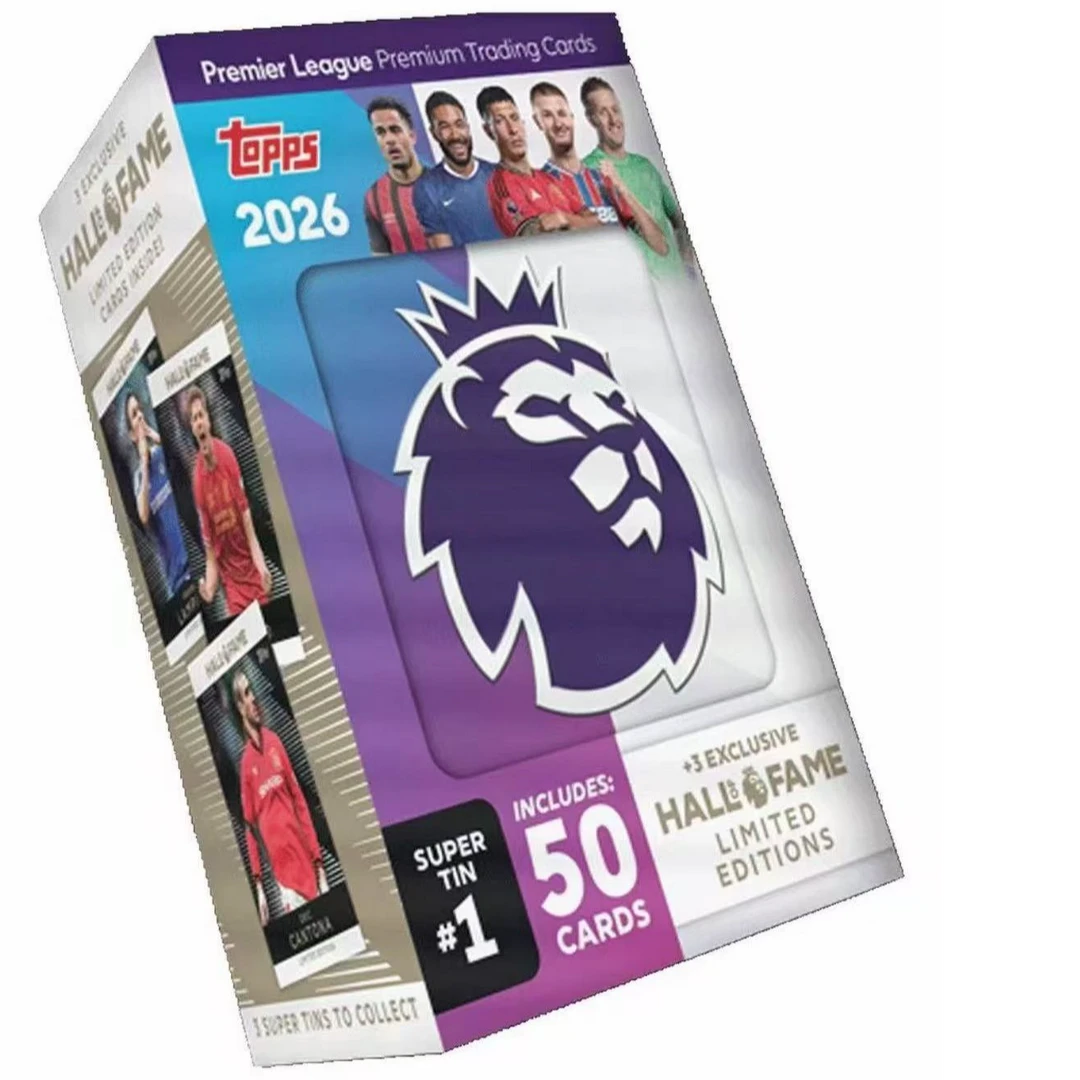 25-26 topps 英超 超级大铁盒 （默认代拆）