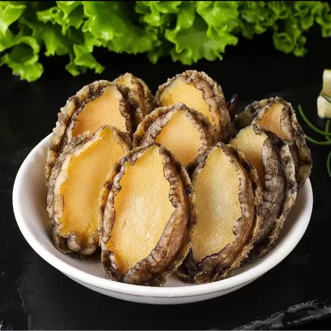 新鲜熟冻鲍鱼肉 活鲍处理加工 到手30-32只400克一包