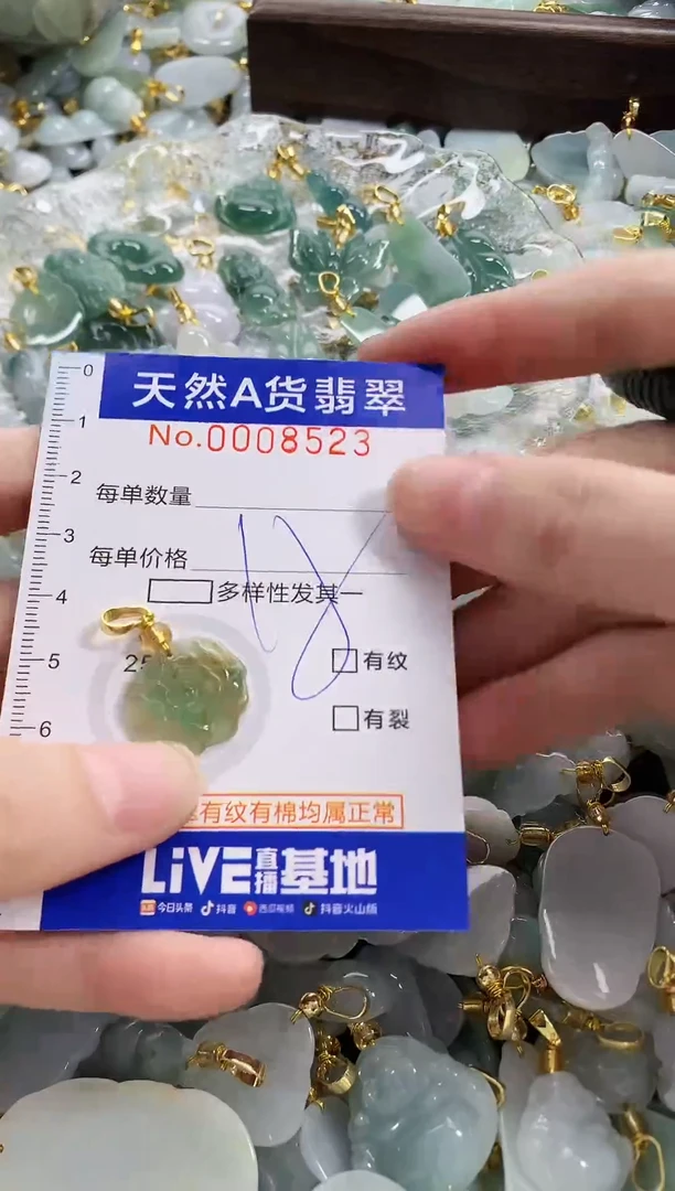 颈饰未镶嵌翡翠天然A货翡翠