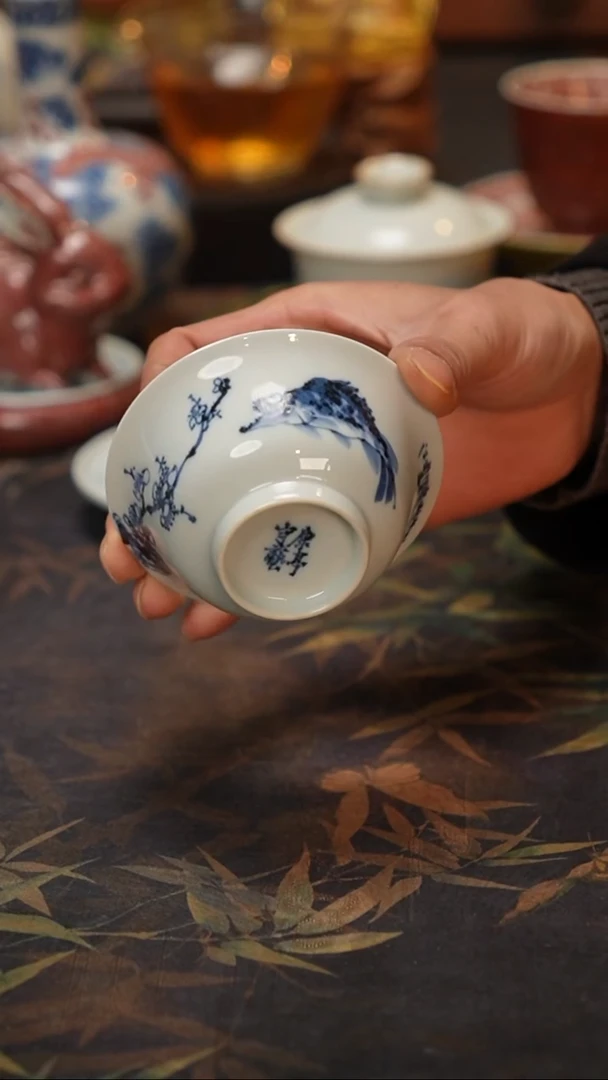 康亭守艺梅花鳜鱼普洱杯