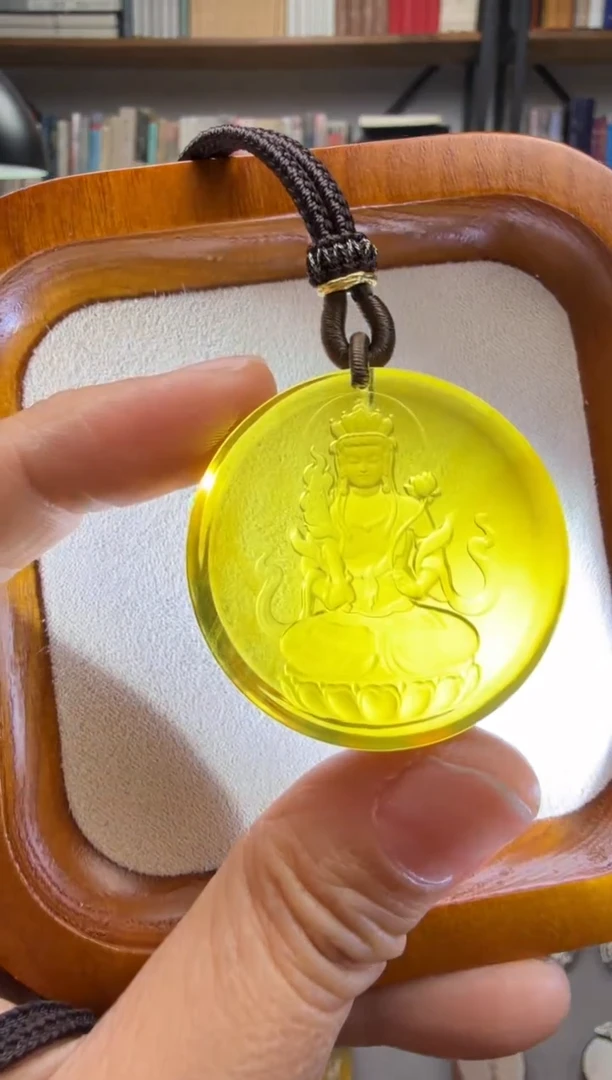 【闪购商品】琥珀颈饰未镶嵌虚空藏菩萨