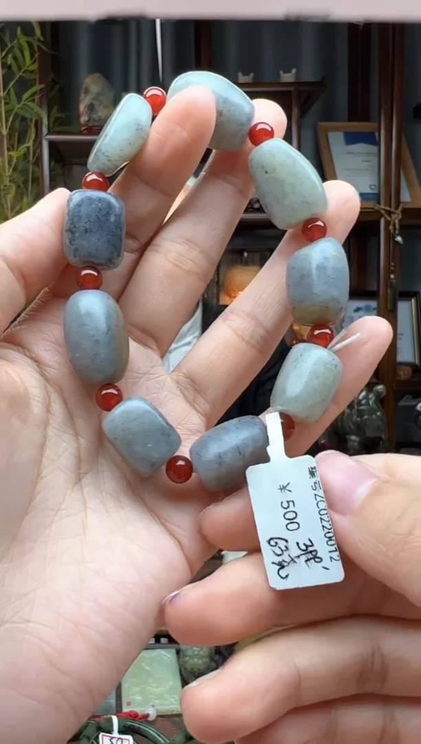 【闪购商品】和田玉颈饰未镶嵌手串  ZC  63克