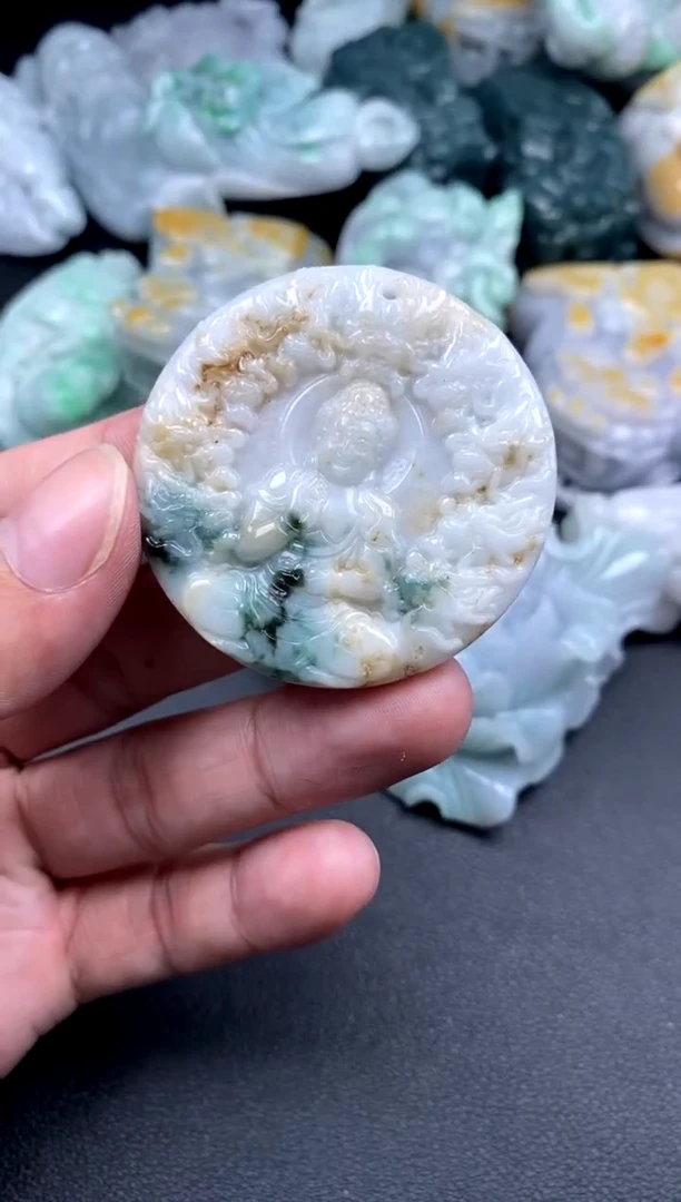 吊坠(不含链)未镶嵌翡翠1