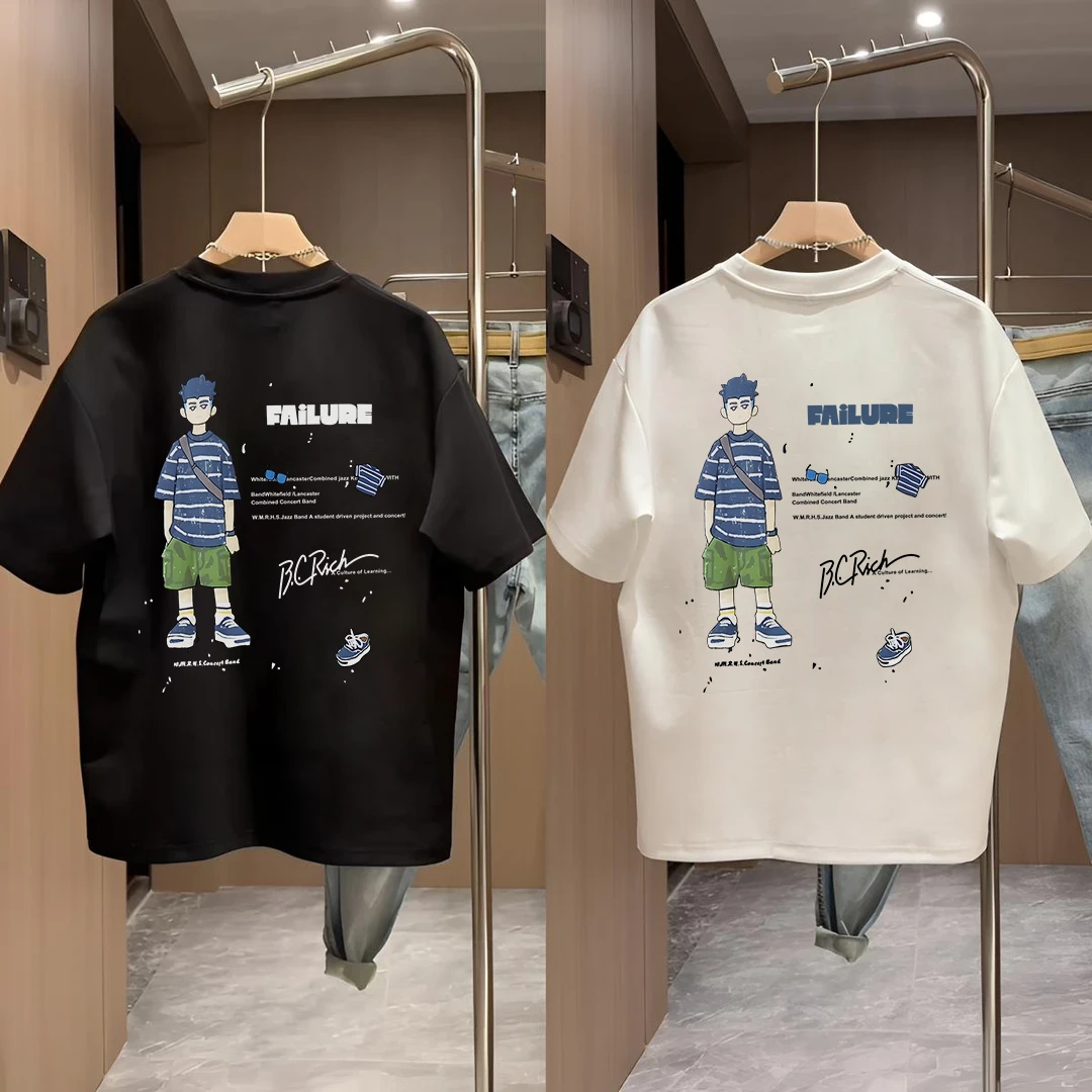 【100%纯棉】儿童T恤短袖外贸品质2025夏款半袖中大男童夏季上衣潮T