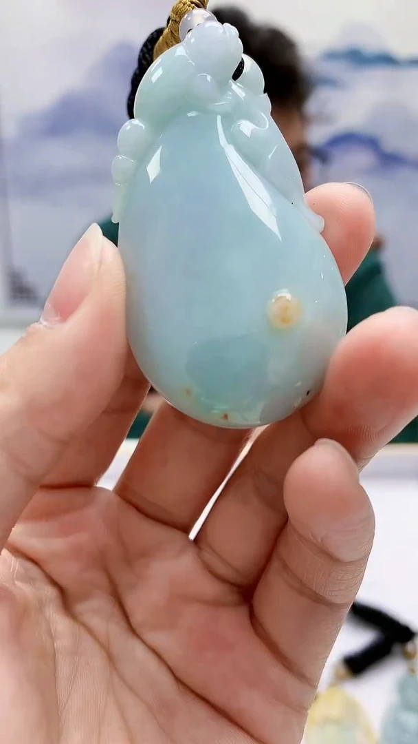 未镶嵌定制翡翠5175lr-毛货挂件42