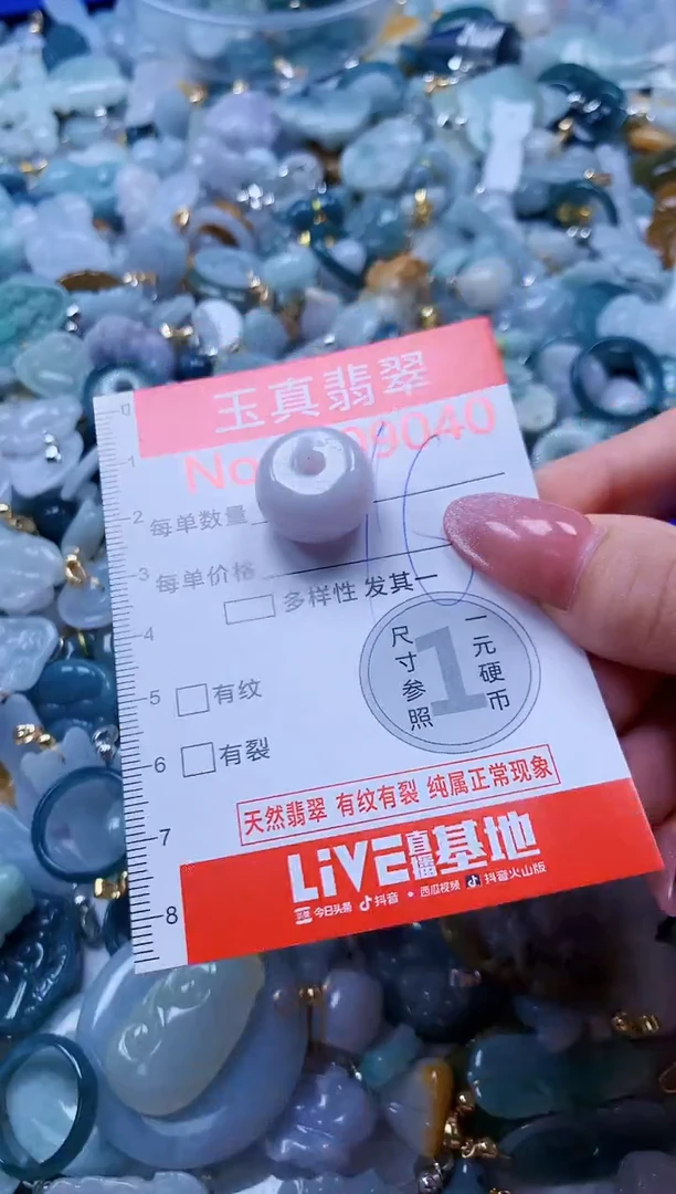 翡翠未镶嵌吊坠(不含链)9040