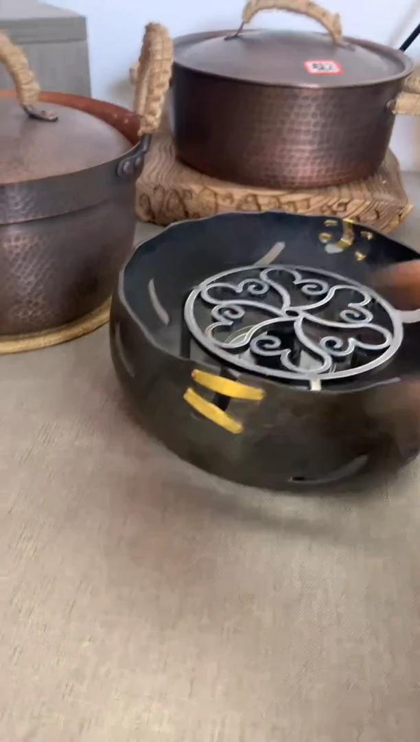 西**盼紫铜酒精炉五德炉