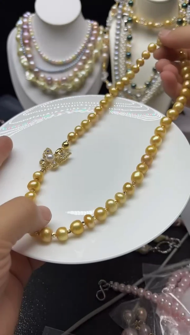 淡水珍珠未镶嵌颈饰多人