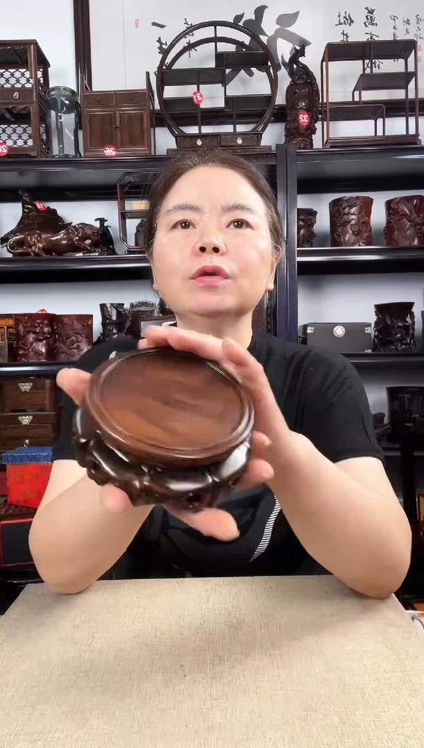 木如意旋转老李红木工艺品