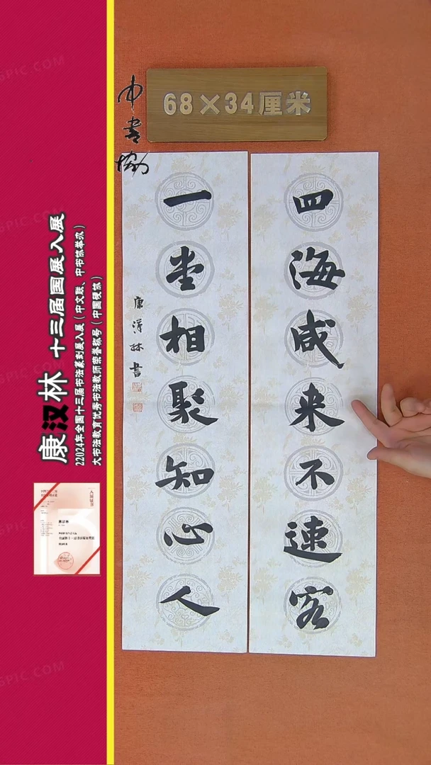【闪购商品】书法87康汉林书法作品