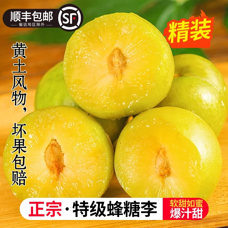 正宗重庆高山蜂糖李脱骨李新鲜现摘脆甜多汁蜂蜜李冰糖李当季水果
