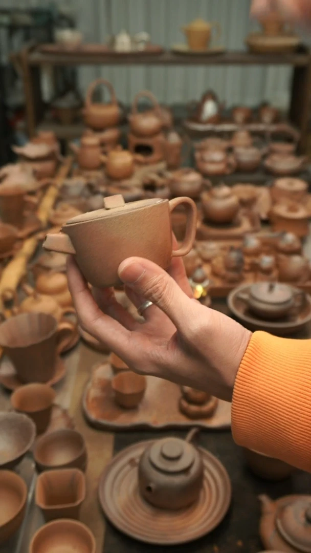 原矿老岩泥  方嘴小汉瓦壶100ml