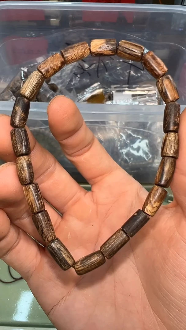 越南芽庄黑棋桶珠单圈