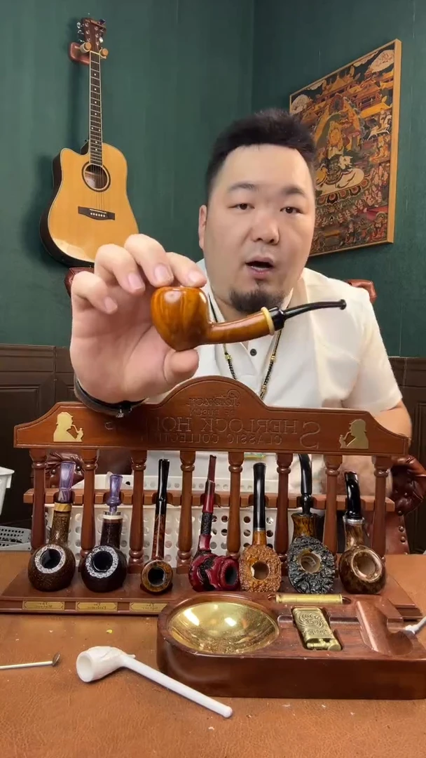 石楠木木雕款意大利进口石楠木烟斗