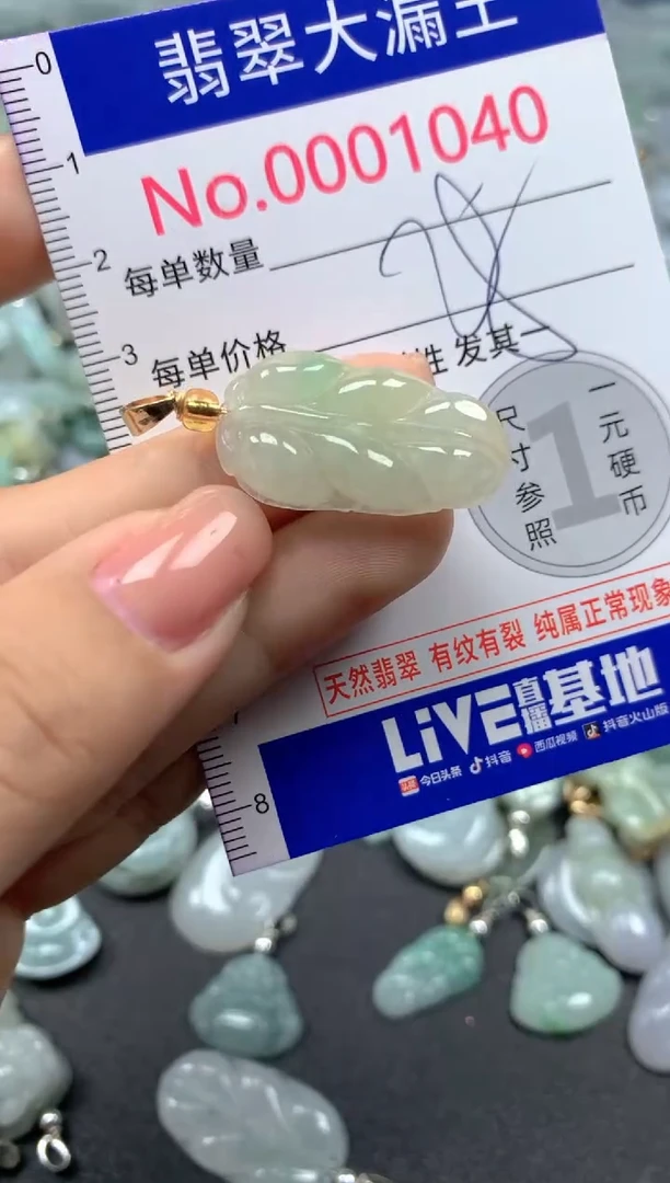颈饰未镶嵌翡翠1040