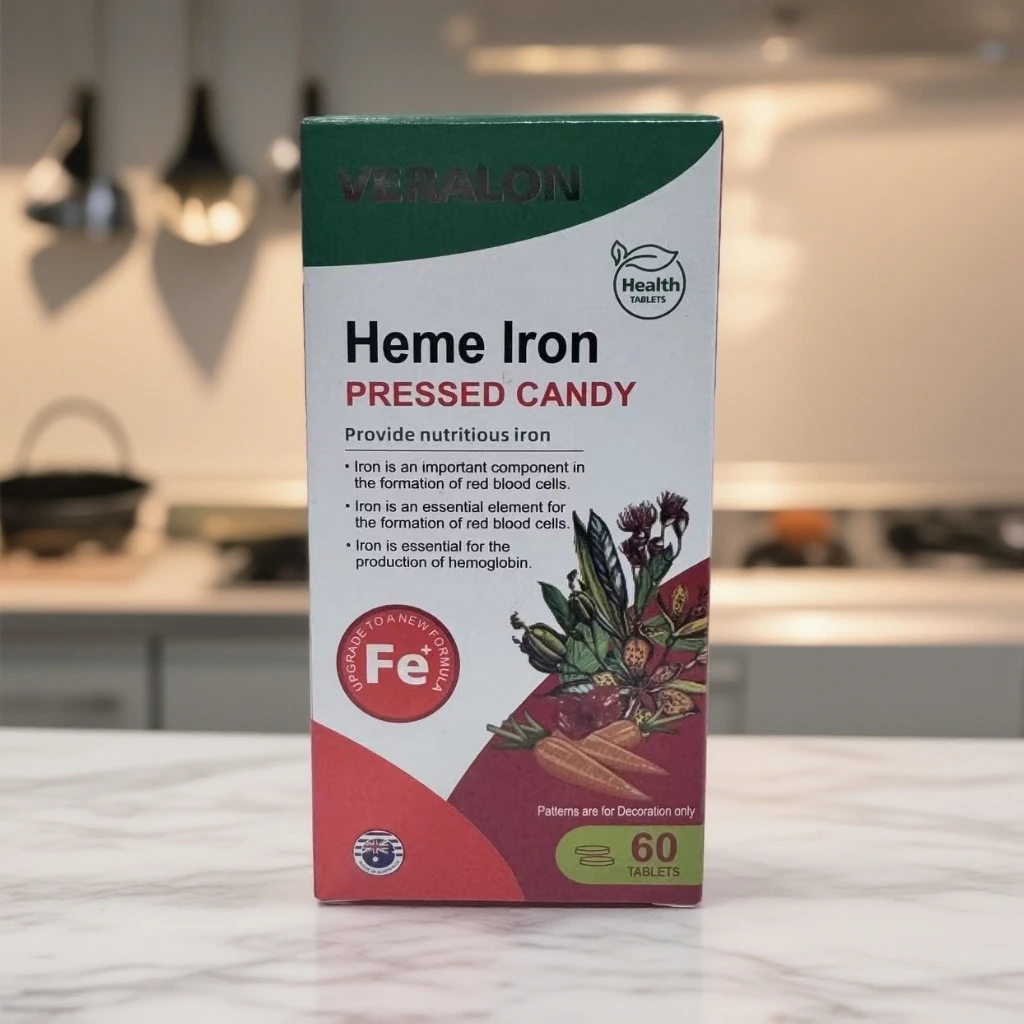 成人铁元素补铁片便携红版铁元片剂糖果可吸收铁元素