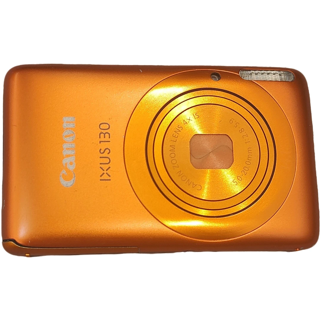 95新 Canon/佳能 ixus130橙色1410万像素4倍光学变焦爆火机皇