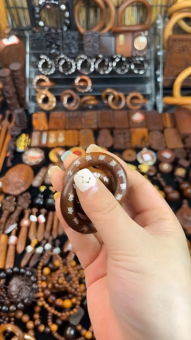 雷枣木老银十字天经乾坤圈