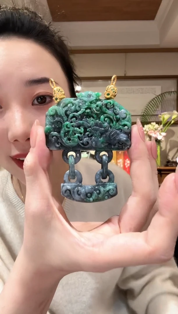 【闪购商品】翡翠颈饰未镶嵌国风