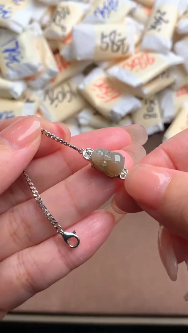 银S925镶嵌挂件翡翠福利