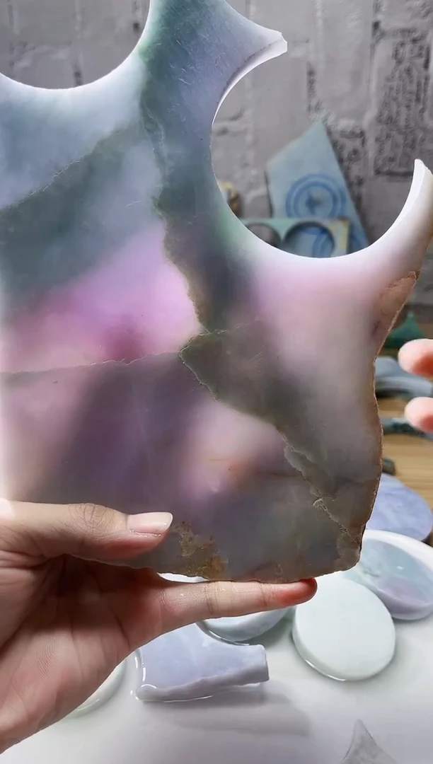 裸石翡翠翡翠a货正品玉石陈581