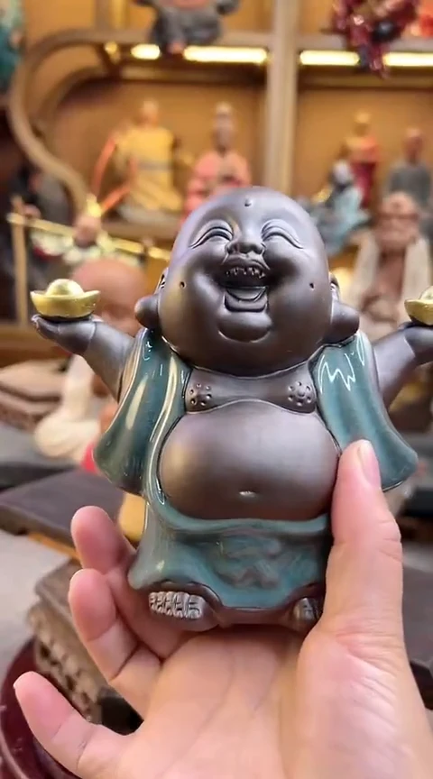 紫砂茶宠器闵茶宠摆件