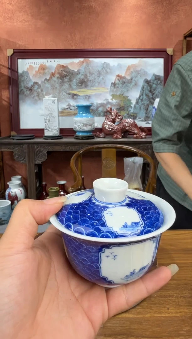 吴义松陶盟手工手绘陶瓷编码：