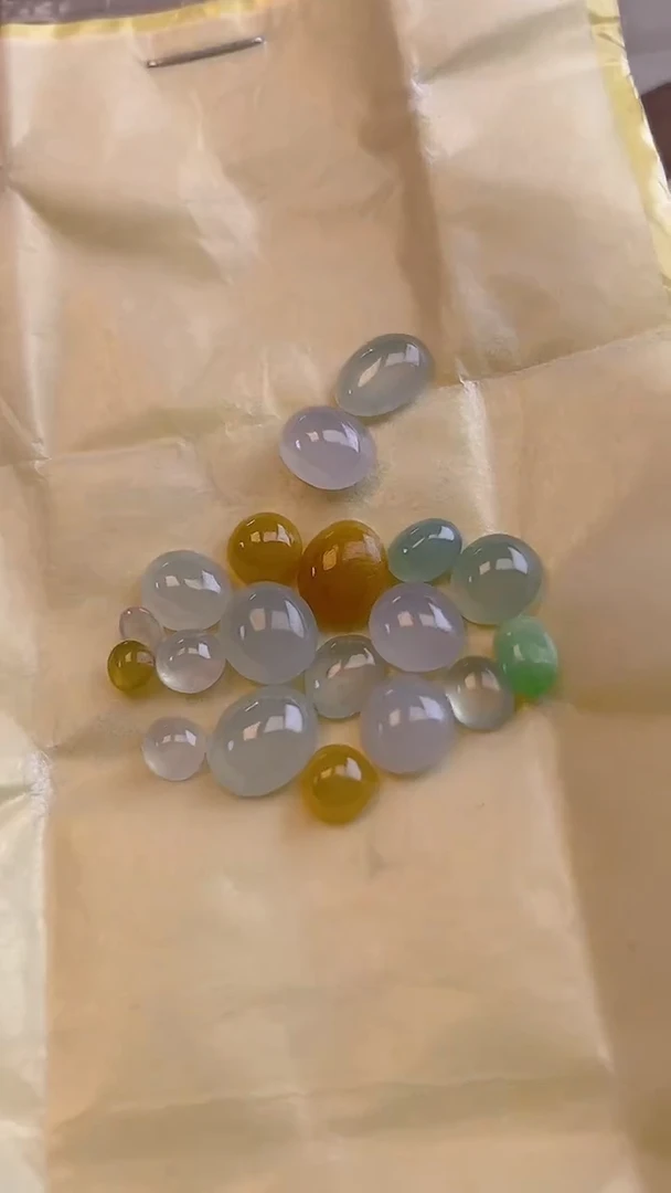 【闪购商品】翡翠耳饰未镶嵌天然A货翡翠146