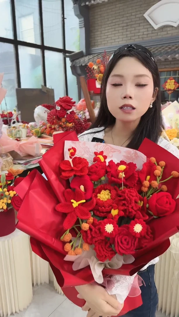 非遗手工定制花束，孤品清仓！！
