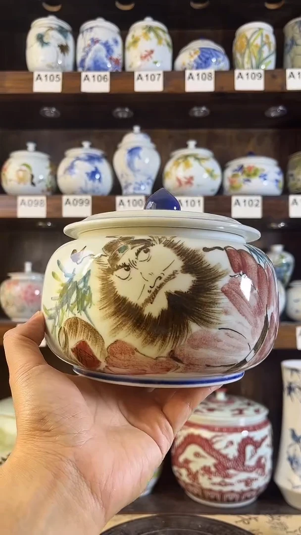 迎君陶瓷纯手工手绘19