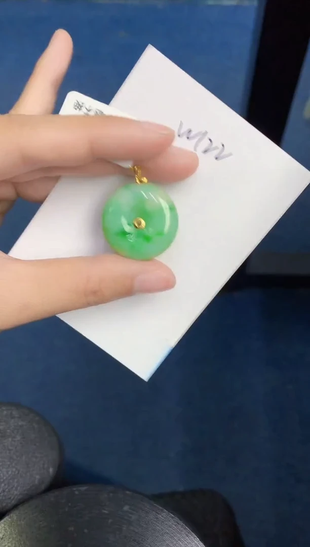 【闪购商品】翡翠颈饰18K金镶嵌000000000