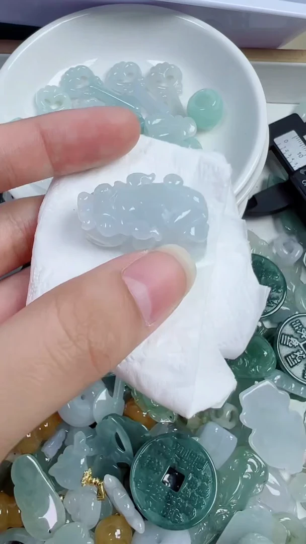 散珠翡翠317号链接，A货翡翠