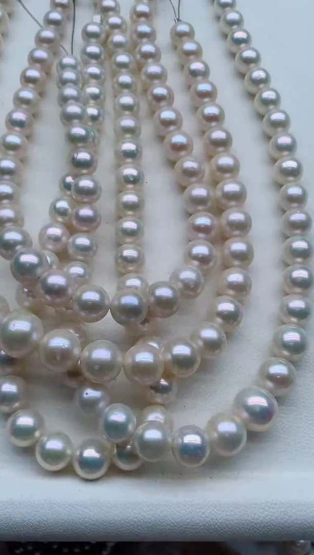 未镶嵌裸珠无扣头淡水珍珠多样性发其一，非无暇