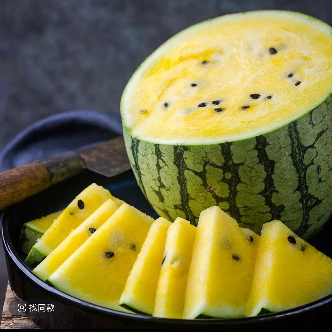 【黄壤西瓜】1个果3.3斤左右.脆甜解渴，冰淇淋口感山东省