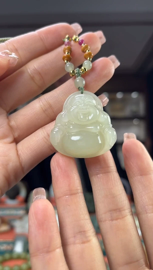 【闪购商品】和田玉颈饰未镶嵌佩佩35mm左右