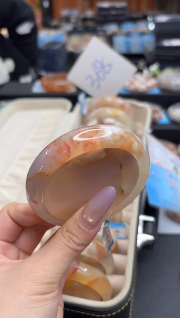 未镶嵌手镯石英质玉C93(圈赠送镯心)