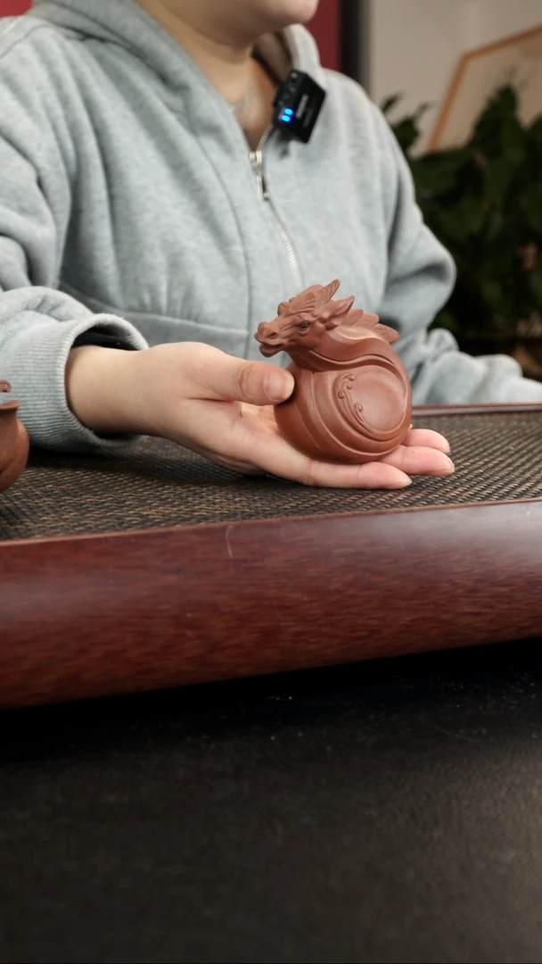 【闪购商品】紫砂茶宠手把件马
