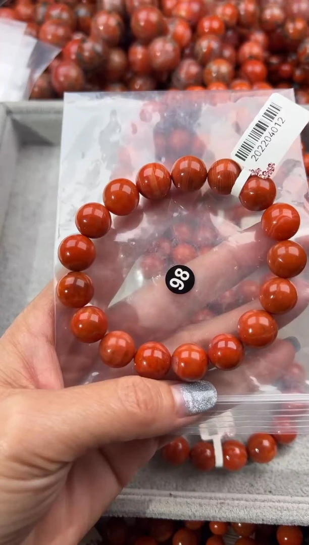 未镶嵌手串南红玛瑙12+