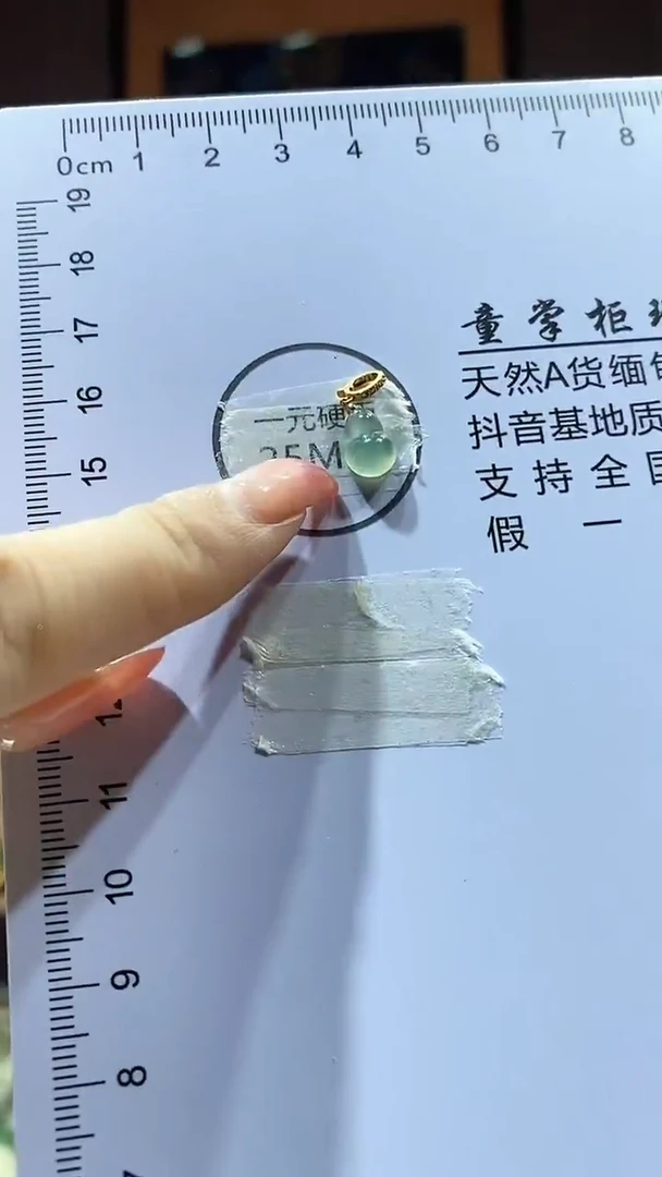 颈饰18K金镶嵌翡翠20250913012